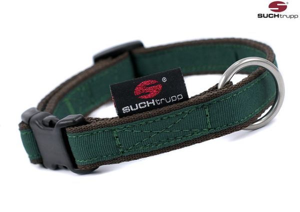 SUCHtrupp - Hundehalsband PURE BRITISH RACING GREEN