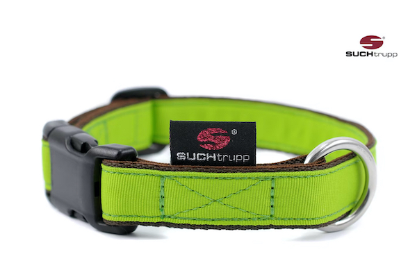 SUCHtrupp - Hundehalsband PURE LIME-GREEN