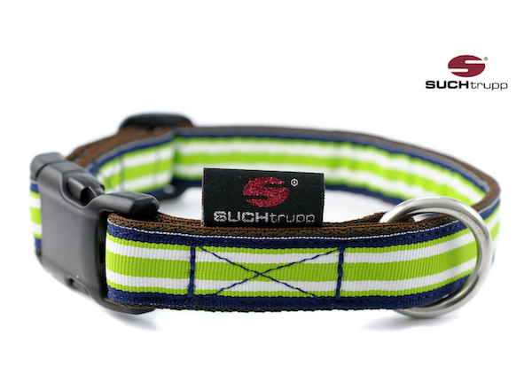 SUCHtrupp - Hundehalsband POLO GREEN Größe L